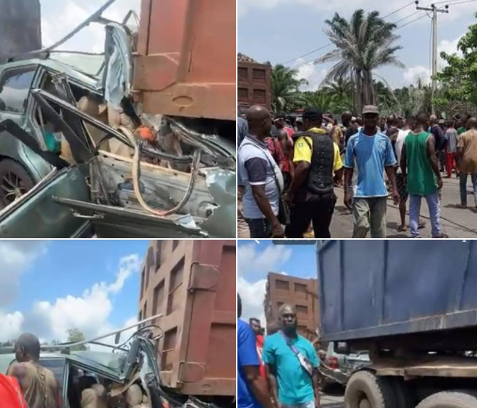 Death everywhere.. this na sad news as Papa and pikin with bright future just kpai like that o….chai