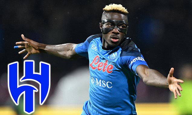 Super Eagles striker, Victor Osimhen don accept Al Hilal contract to move go Saudi