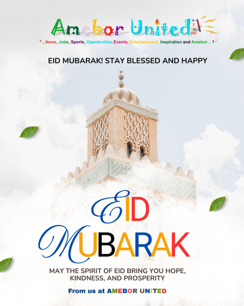 Happy Eid Mubarak to everyone when dey our friend and readers