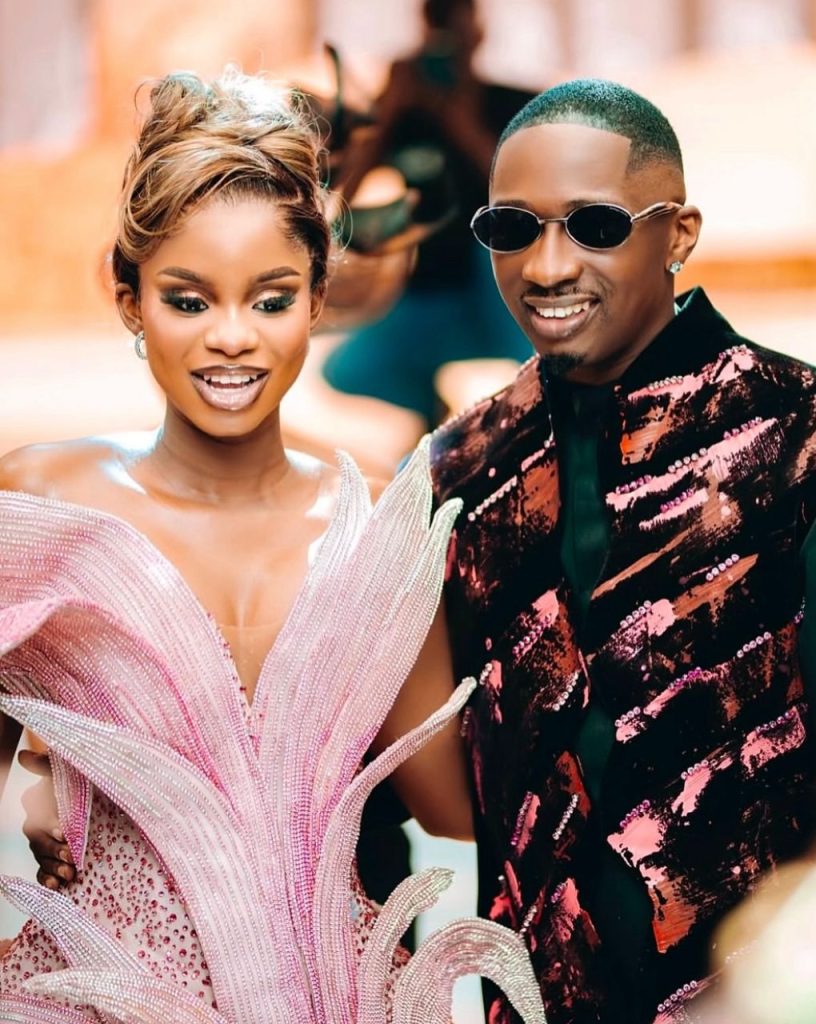 Influencer Priscilla Ojo don drop more wedding pictures with Tanzanian singer, Juma Jux