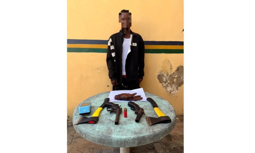 Man Arrested in Lagos After Police Discover Severed Human Hand, Firearms