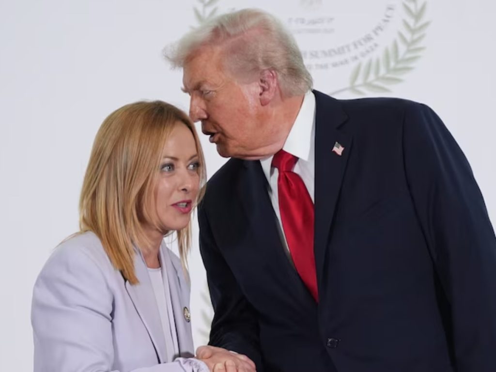 Italian PM Giorgia Meloni Fires Back at Trump Over Claim She “Begged” for a Photo