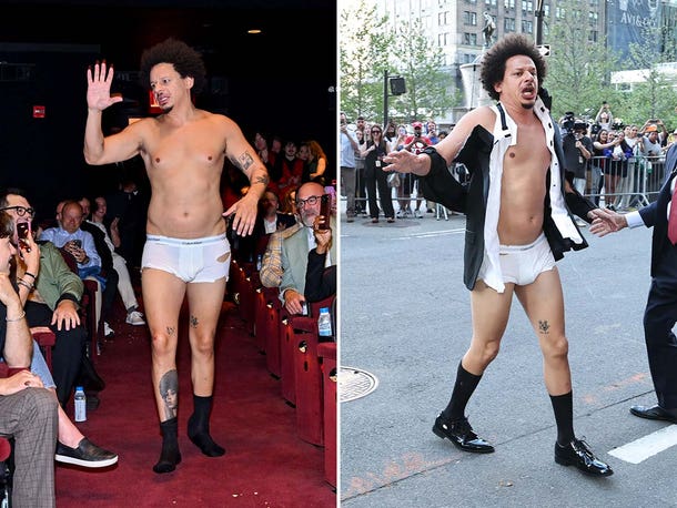 Actor Eric André Turns Heads After Arriving At Movie Premiere In Underwear