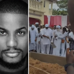 Emotional Moment Late Alexx Ekubo Was Laid To Rest In His Family Compound In Arochukwu (Video)