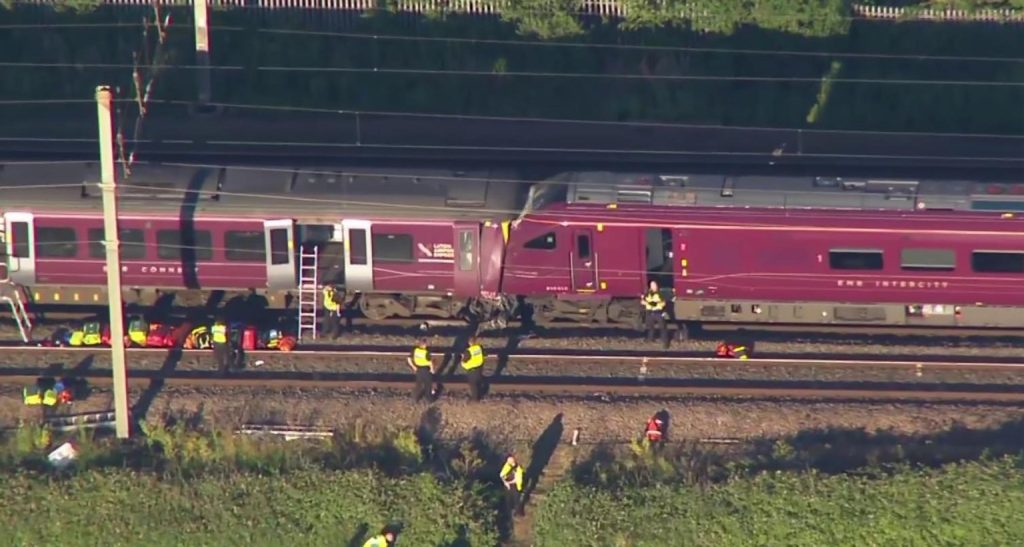 One Dead, Nearly 90 Injured After Two Passenger Trains Collide in UK