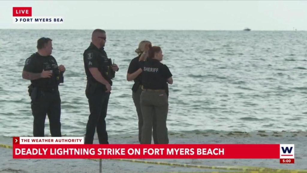 Swimmer Killed After Lightning Strike Hits Popular Florida Beach